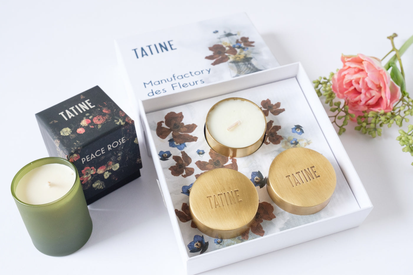 Tatine Candles - Élan Flowers