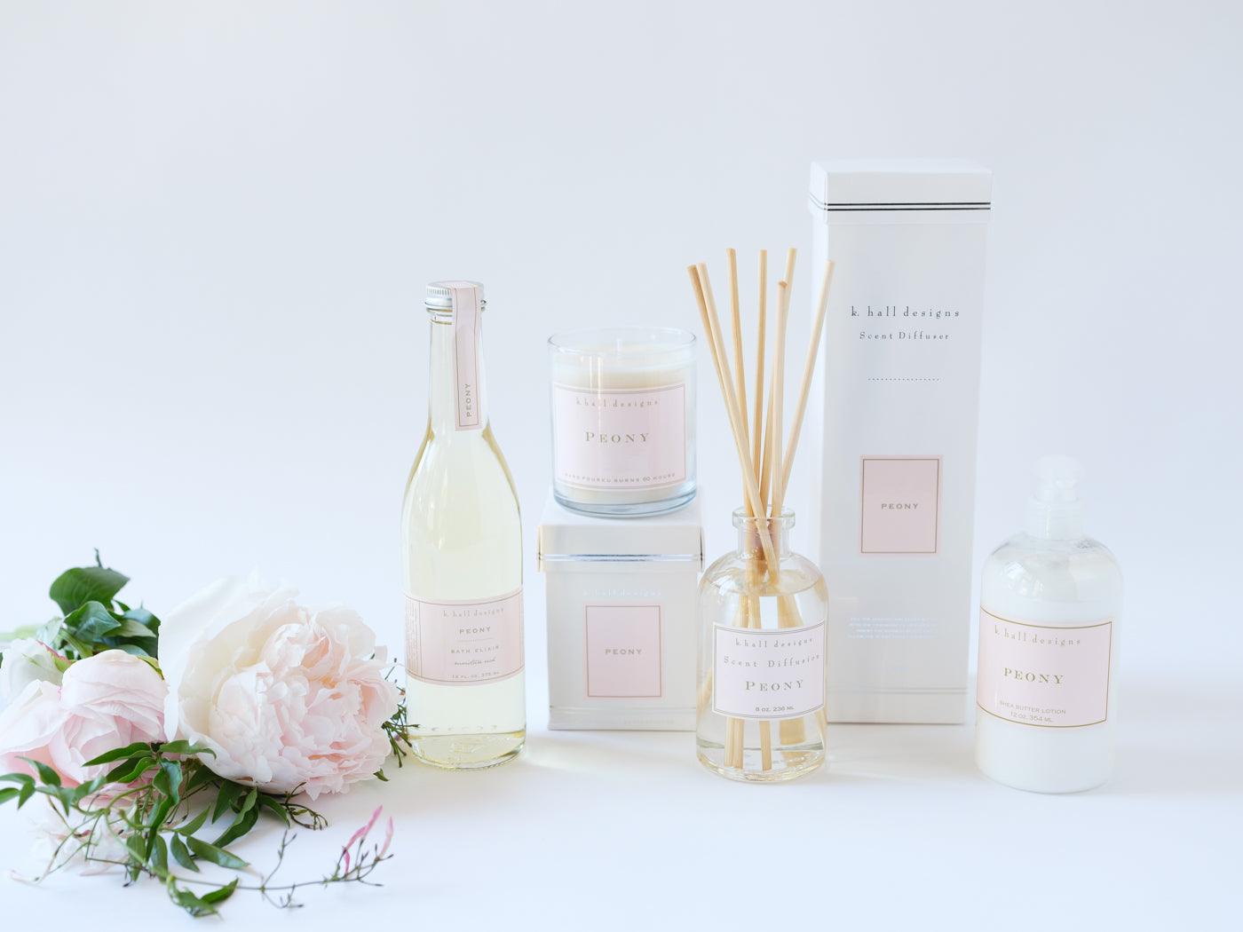 Peony Bath and Body Gift Collection - Élan Flowers