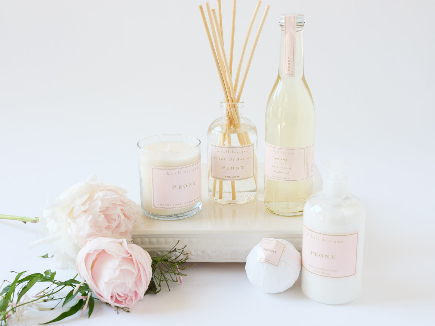 Peony Bath and Body Gift Collection - Élan Flowers